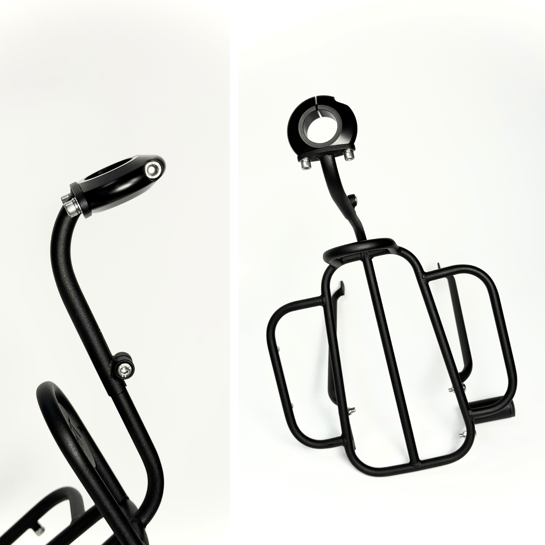 7Roads Front Monster Rack — Steerer Tube Attachment, No Crown Hole Needed