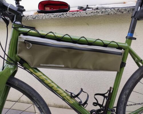 half frame bag 1/2 PVC fabric bicycle