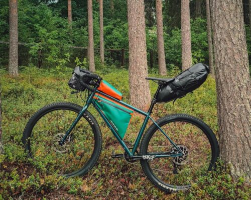 bike forest bikepacking frame bag seat pack waterproof